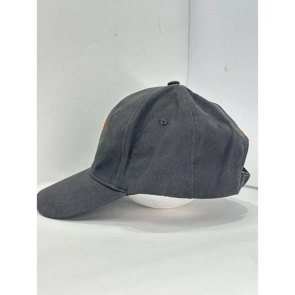 Eagle Rifle Dark Gray Embroidered Cap EST 1871 Men OSFM Cotton